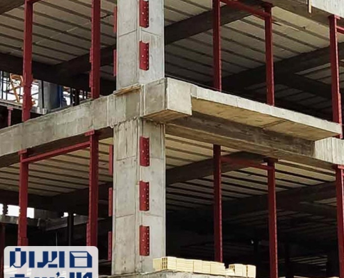 اتصال وال پست های منقطع به سازه