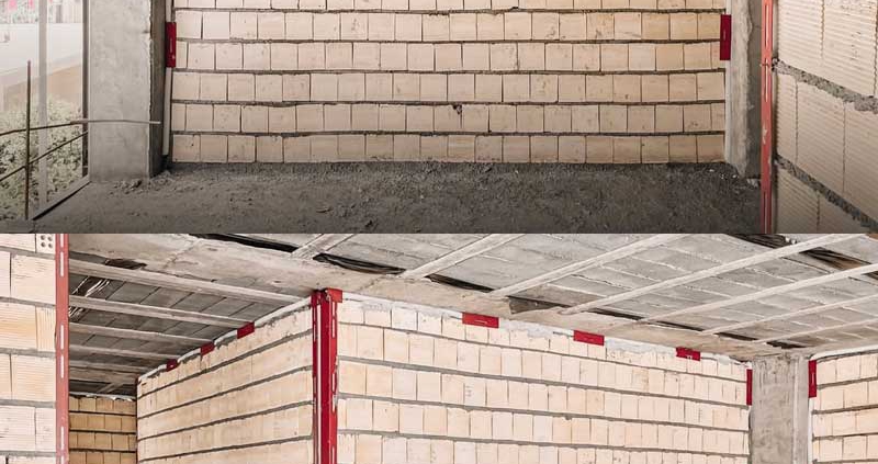 ترکیب ناودانی منقطع با وال پست